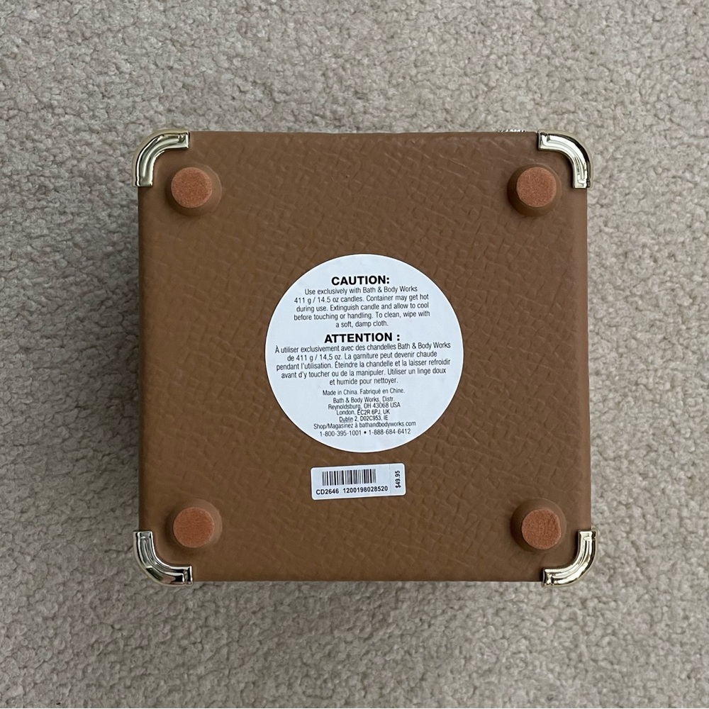 Bath & Body Works Record Player 3-Wick Candle Holder Pedestal - Picture 8 of 16